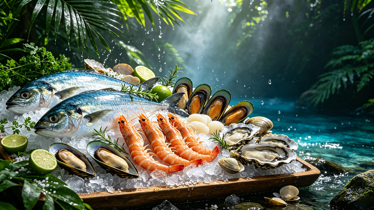 From the deep, to the table.