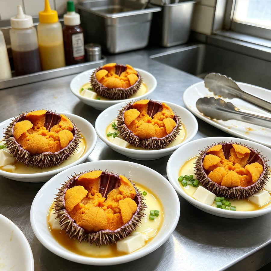 Sea urchin, simply chilled