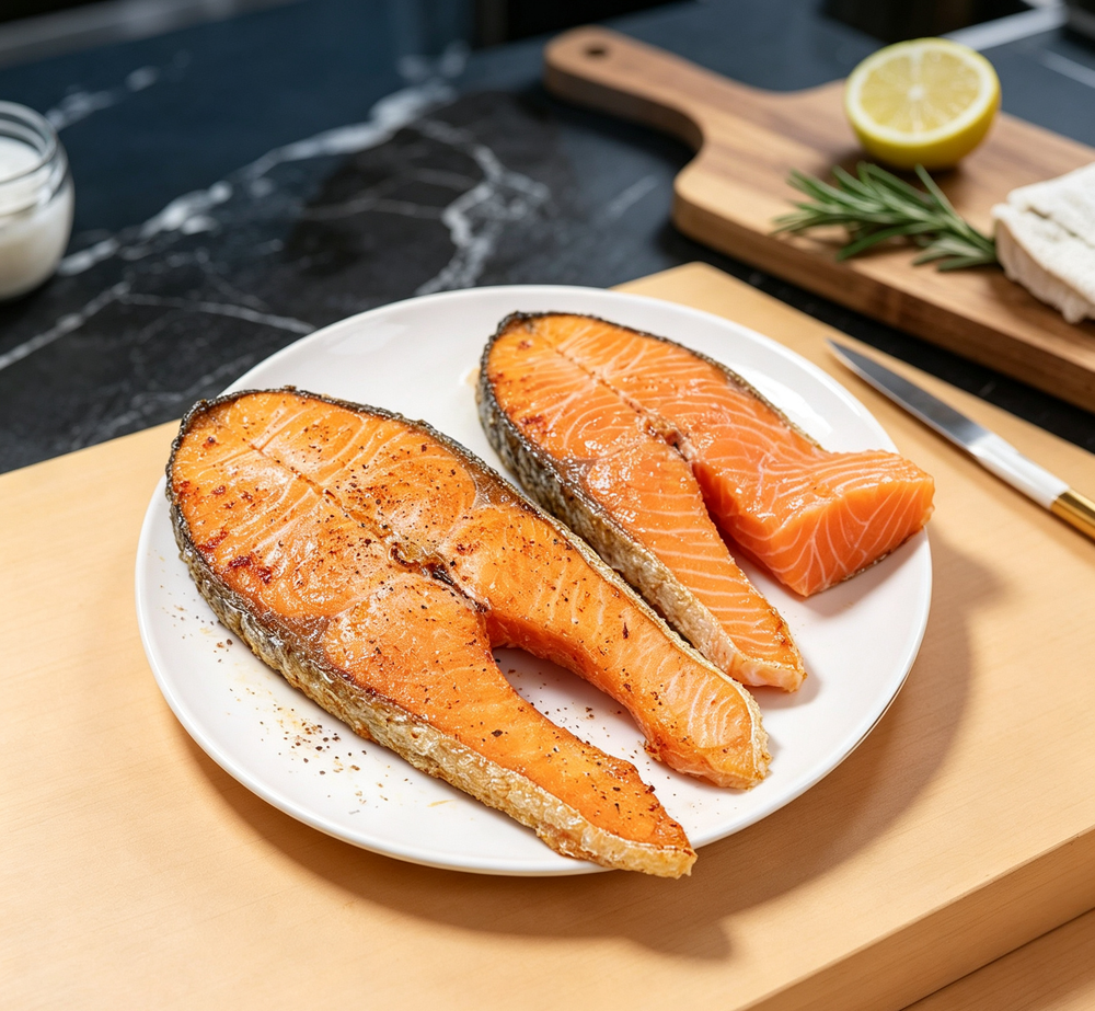 Wild-Caught Salmon Steaks